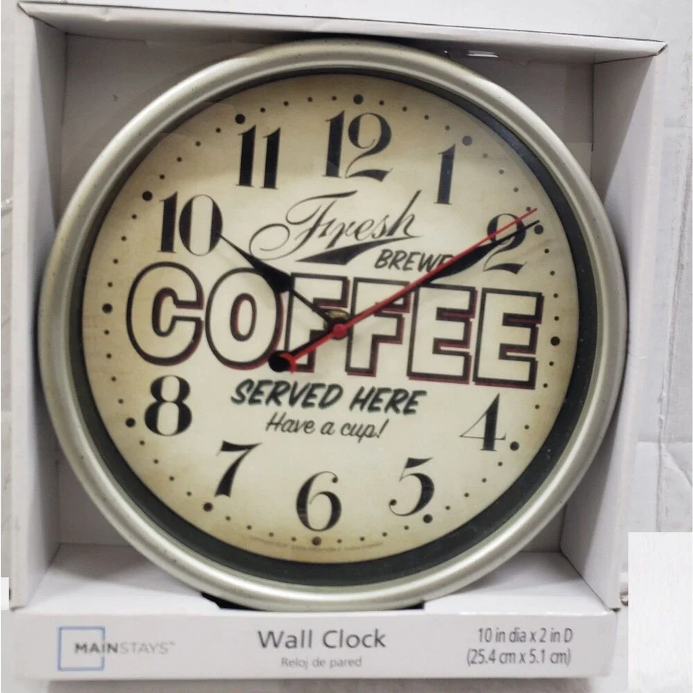 Plastic Wall Clock, 10
